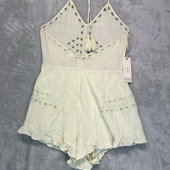 ale by alessandra x REVOLVE Carolina Romper in Sage Size S - Picture 6 of 9